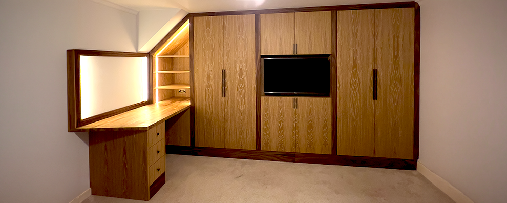 Bedroom funiture bespoke to suit your space