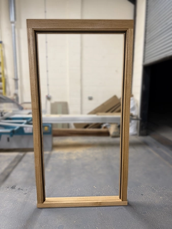 The door frame assembled
